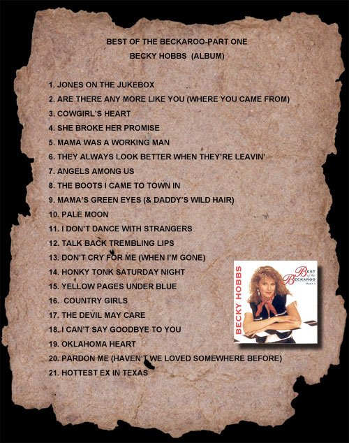 Best of Becky Hobbs